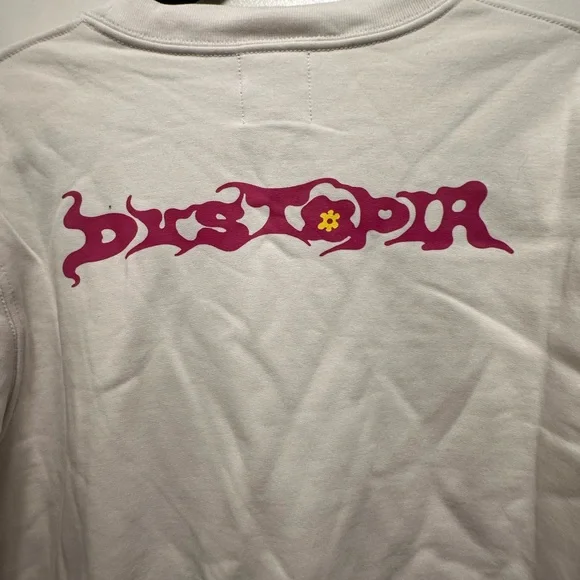 Heaven White Graphic Sweatshirt